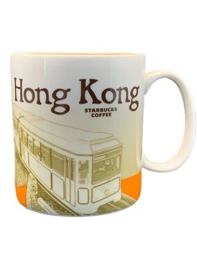 Vintage Starbucks 2011 Hong Kong Global Icon Collection Coffee Mug Cup